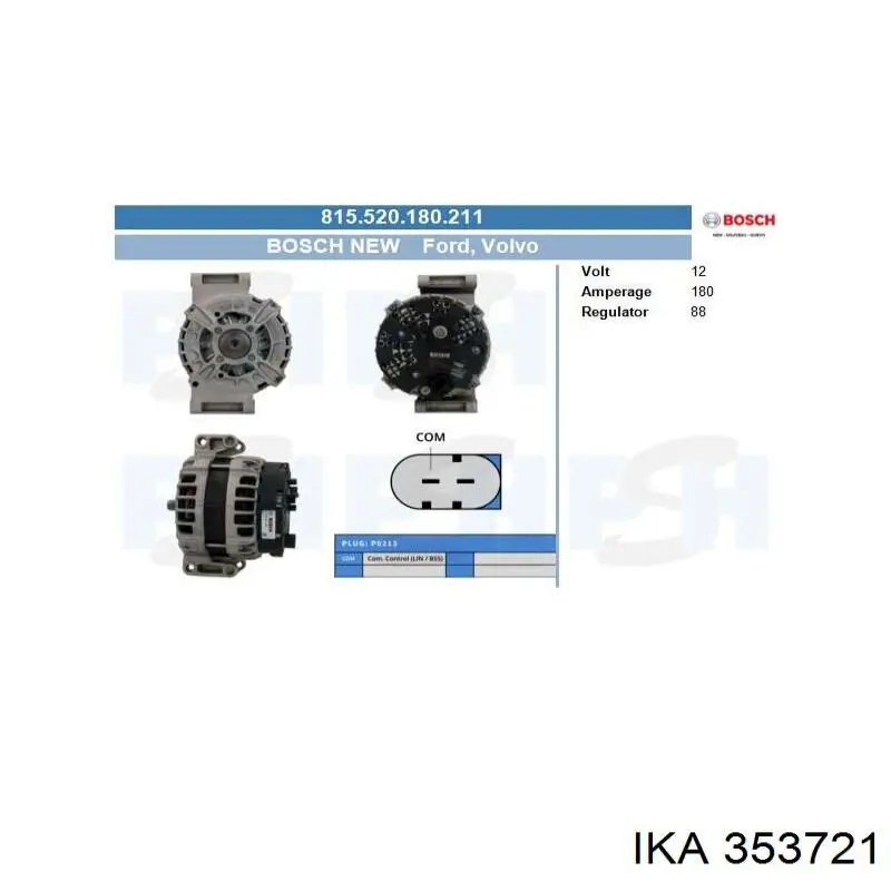 31316804 Volvo Koło pasowe alternatora