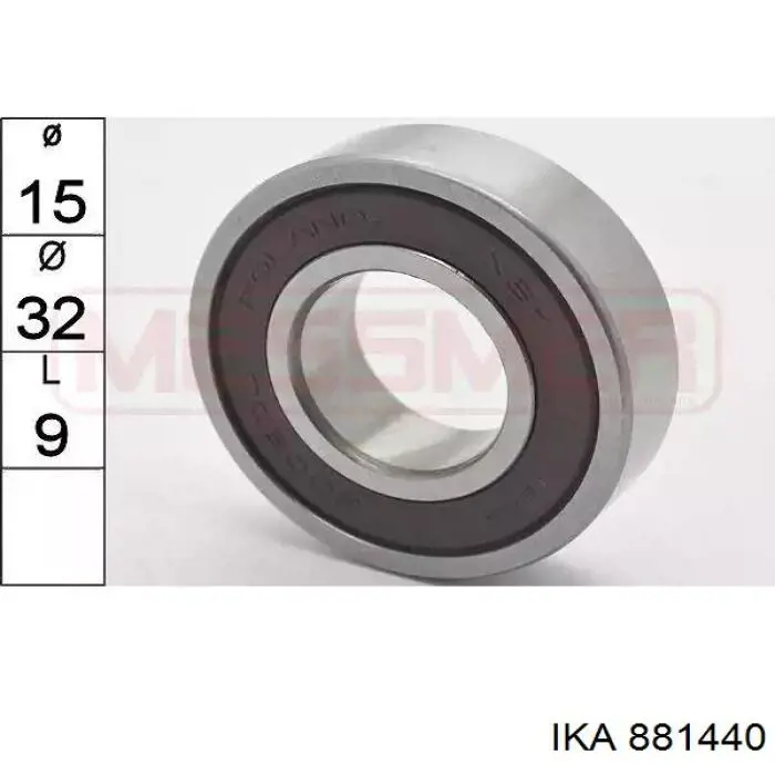 Łożysko rozrusznika Skoda Felicia 1 (791, 6U1)