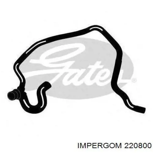 Przewód (króciec) chłodnicy górny Impergom 220800 cena, od 17,90 USD