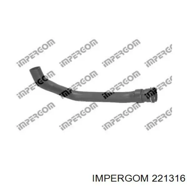 221316 Impergom przewód (króciec chłodnicy górny)