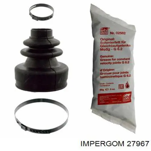 Osłona przegubu homokinetycznego półosi przedniej wewnętrzna Impergom 27967 cena, od 8,62 USD