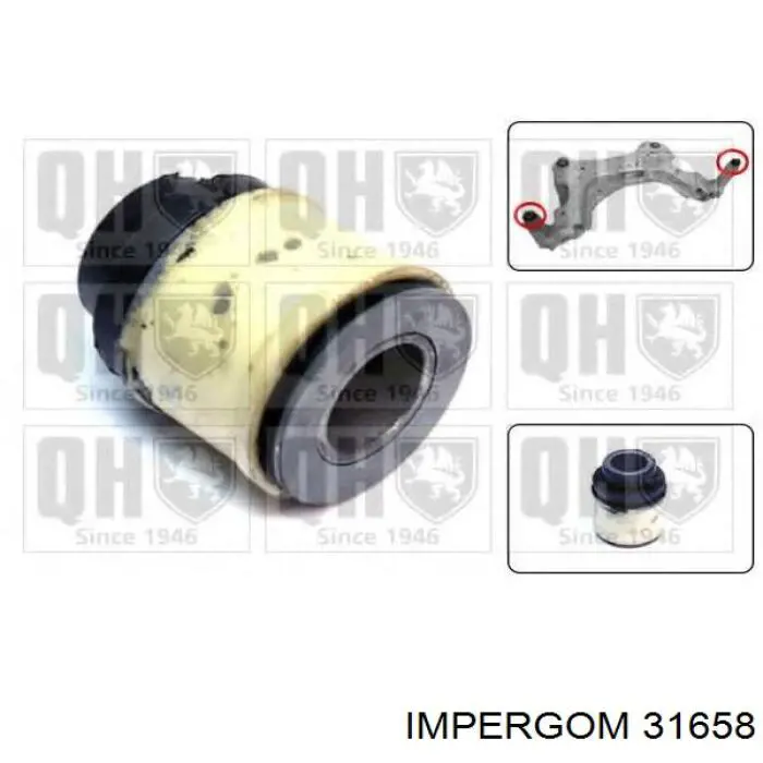 Silentblock tylnej belki Impergom 31658 cena, od 24,94 USD
