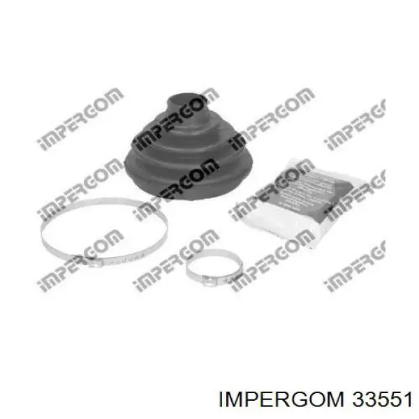 Osłona przegubu homokinetycznego półosi przedniej zewnętrzna Impergom 33551 cena, od 8,55 USD