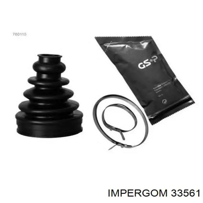 Osłona przegubu homokinetycznego półosi przedniej wewnętrzna Impergom 33561 cena, od 9,49 USD