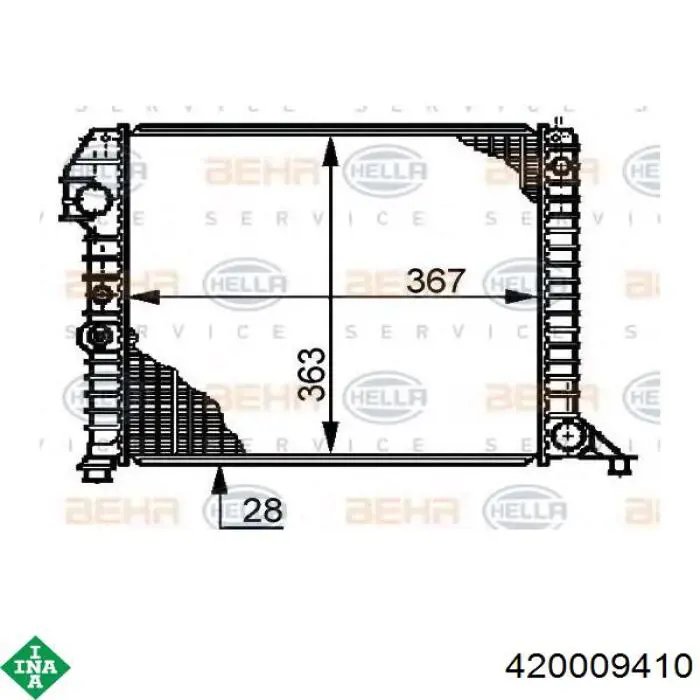 Kompensator hydrauliczny (popychacz hydrauliczny), popychacz zaworu INA 420009410 cena, od 18,82 USD
