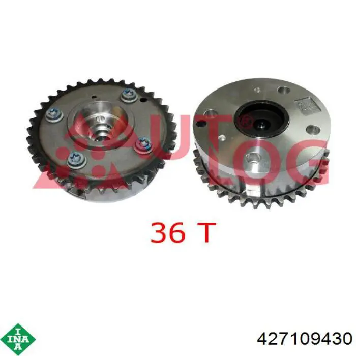 Koło zębatewalcowe wałka rozrządu silnika INA 427109430 cena, od 150,58 USD