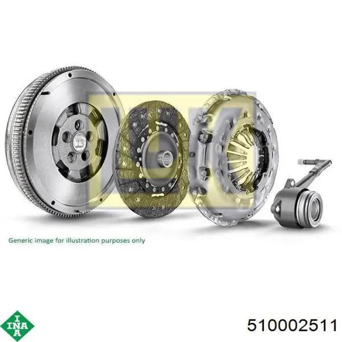 Cylinder roboczy sprzęgła (wysprzęglik) w komplecie z łożyskiem wyciskowym INA 510002511 cena, od 50,21 USD