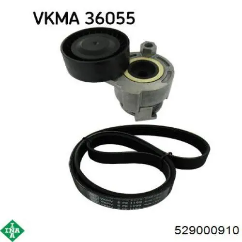 Pasek napędowy mechanizmów, zestaw INA 529000910 cena, od 76,26 USD