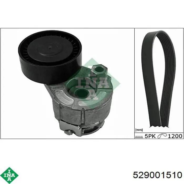 Pasek napędowy mechanizmów, zestaw INA 529001510 cena, od 86,34 USD