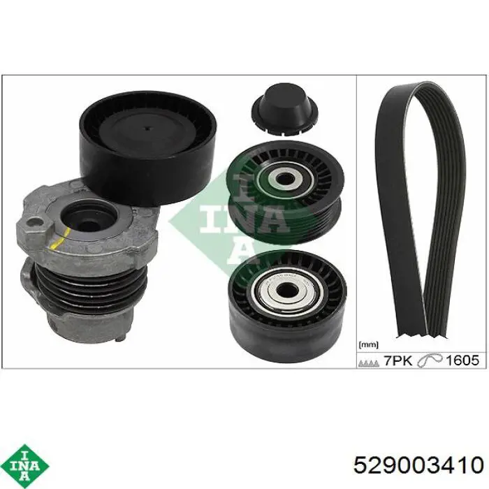 Pasek napędowy mechanizmów, zestaw INA 529003410 cena, od 162,35 USD