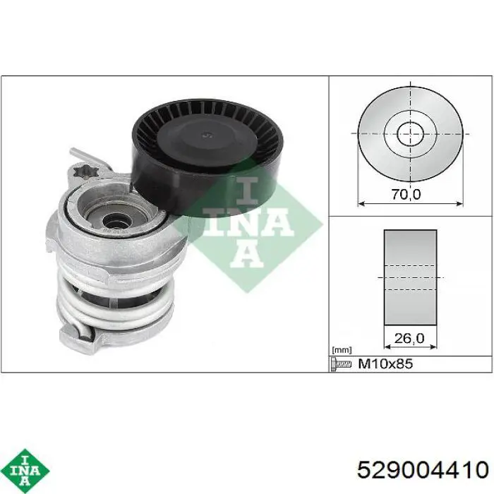 Pasek napędowy mechanizmów, zestaw INA 529004410 cena, od 114,41 USD