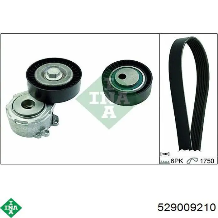 Pasek napędowy mechanizmów, zestaw INA 529009210 cena, od 115,97 USD