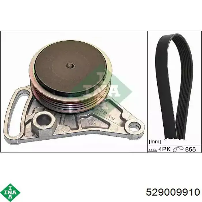 Pasek napędowy mechanizmów, zestaw INA 529009910 cena, od 45,60 USD