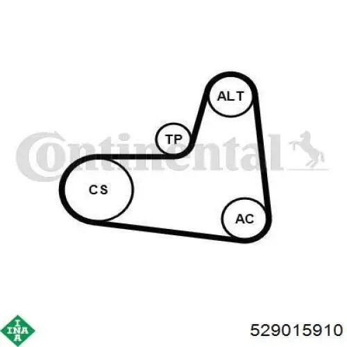 Pasek napędowy mechanizmów, zestaw INA 529015910 cena, od 63,55 USD