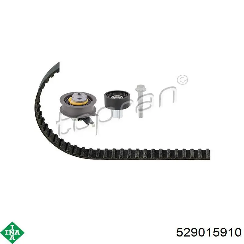 Do koszyka 529015910 INA Pasek napędowy mechanizmów, zestaw