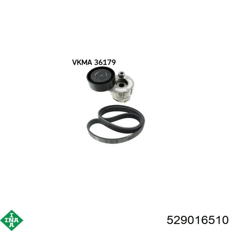 Do koszyka 529016510 INA Pasek napędowy mechanizmów, zestaw