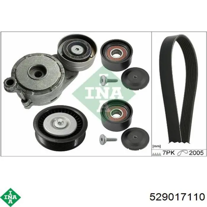 529017110 INA Pasek napędowy mechanizmów, zestaw