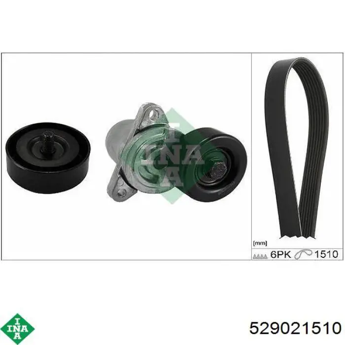 Pasek napędowy mechanizmów, zestaw INA 529021510 cena, od 110,94 USD