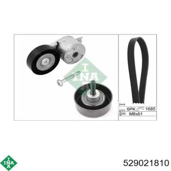 529021810 INA Pasek napędowy mechanizmów, zestaw