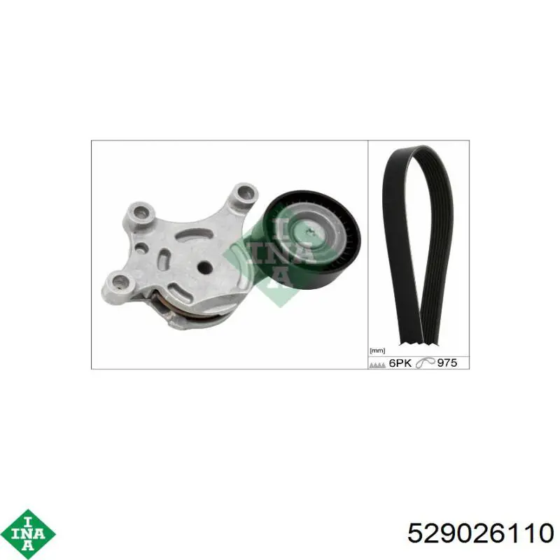 Pasek napędowy mechanizmów, zestaw INA 529026110 cena, od 65,11 USD