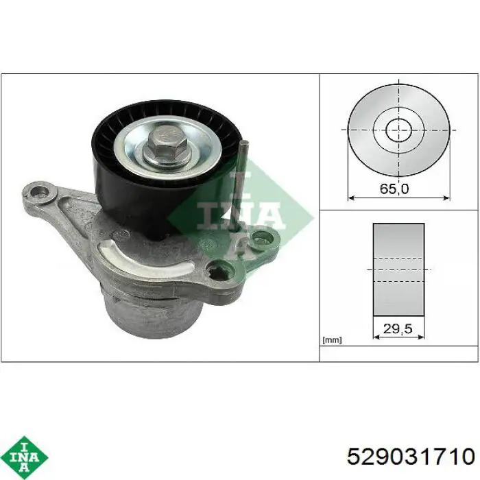 Pasek napędowy mechanizmów, zestaw INA 529031710 cena, od 123,83 USD