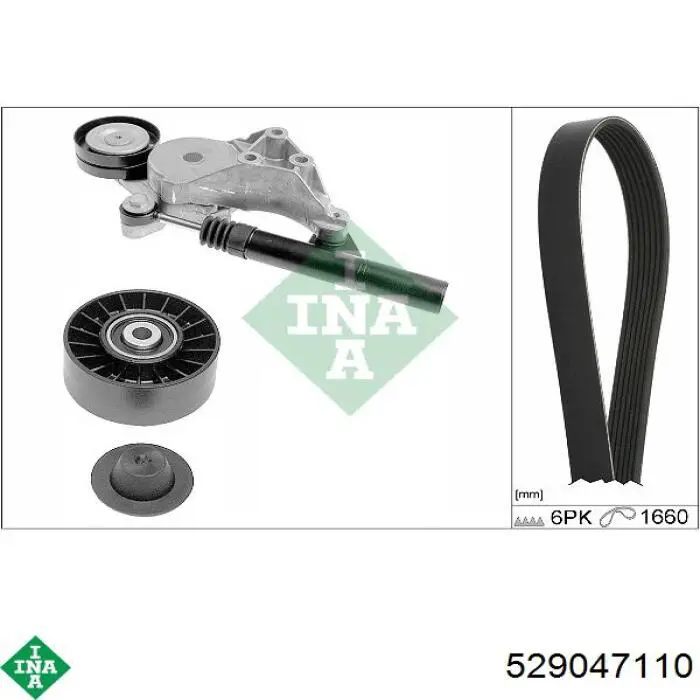 529047110 INA Pasek napędowy mechanizmów, zestaw