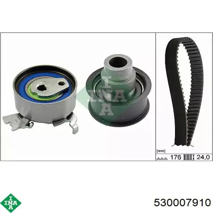 Pasek rozrządu, zestaw INA 530007910 cena, od 99,75 USD