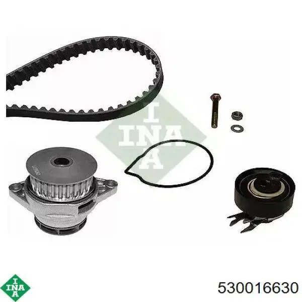 Pasek rozrządu, zestaw INA 530016630 cena, od 104,70 USD