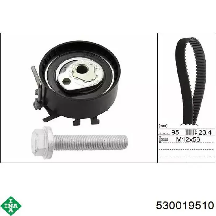 Pasek rozrządu, zestaw INA 530019510 cena, od 67,97 USD