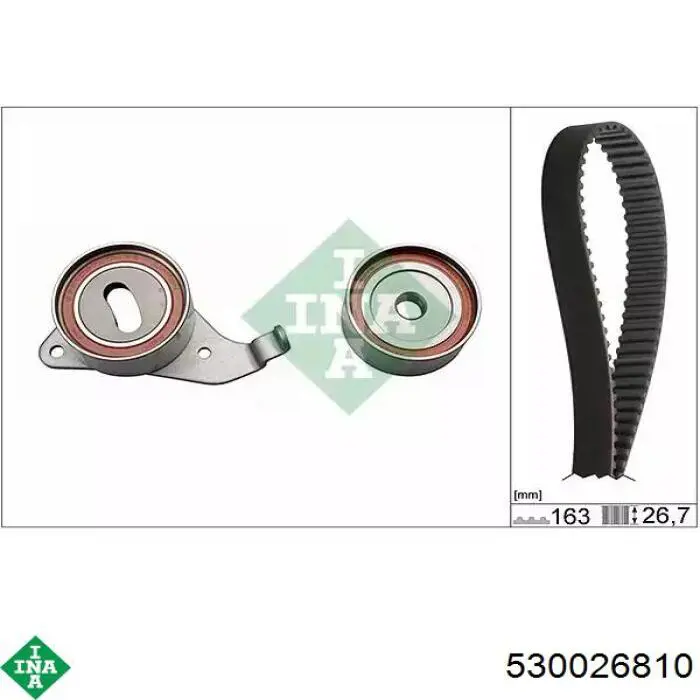 Pasek rozrządu, zestaw INA 530026810 cena, od 91,30 USD