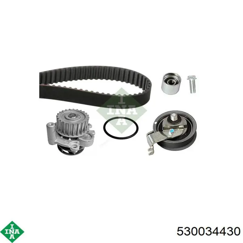Pasek rozrządu, zestaw INA 530034430 cena, od 154,11 USD