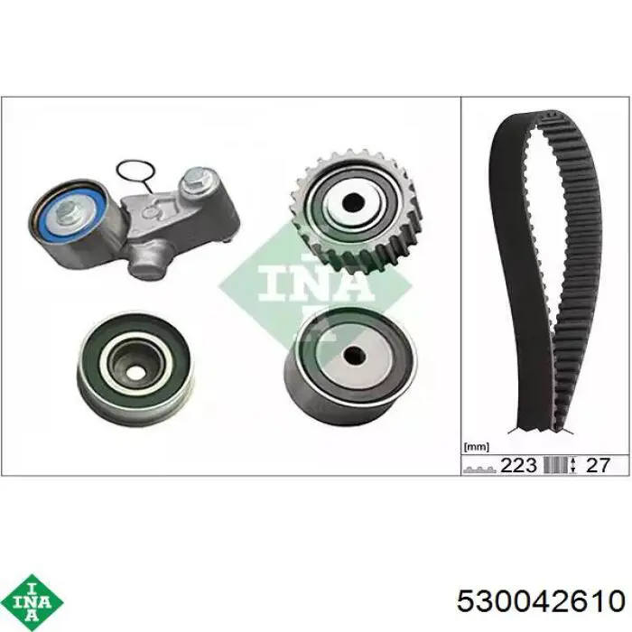 Pasek rozrządu, zestaw INA 530042610 cena, od 230,35 USD