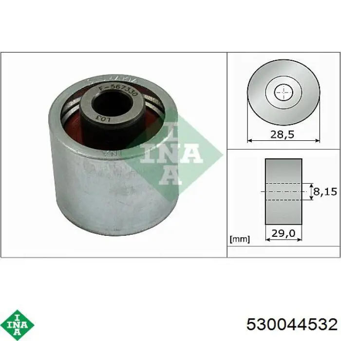 Pasek rozrządu, zestaw INA 530044532 cena, od 220,31 USD
