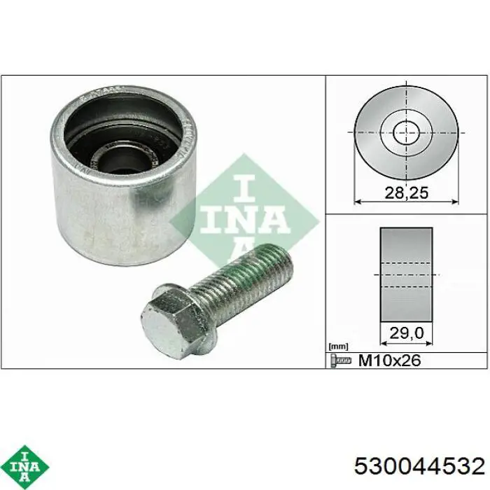 Do koszyka 530044532 INA Pasek rozrządu, zestaw