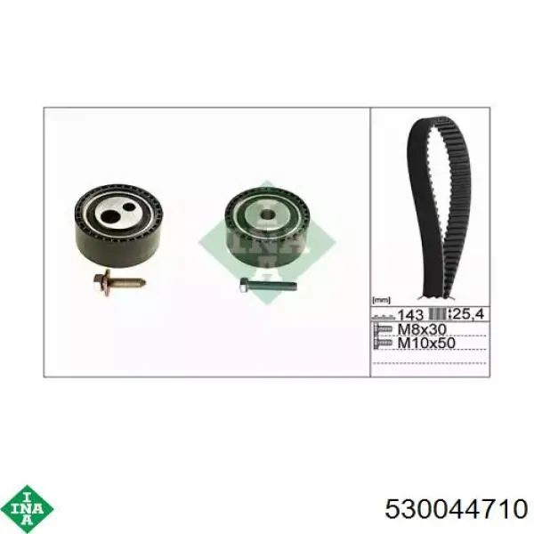 Pasek rozrządu, zestaw INA 530044710 cena, od 106,62 USD