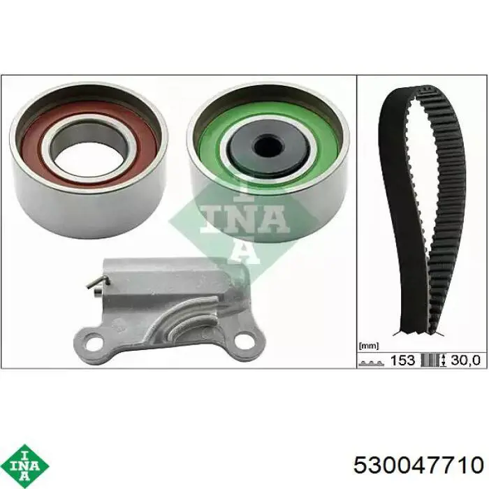 Pasek rozrządu, zestaw INA 530047710 cena, od 178,57 USD