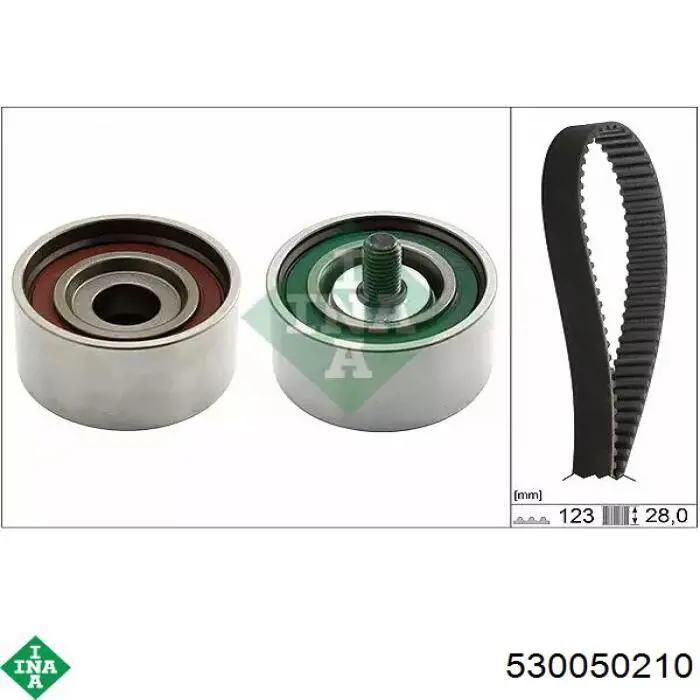 Pasek rozrządu, zestaw INA 530050210 cena, od 117,30 USD