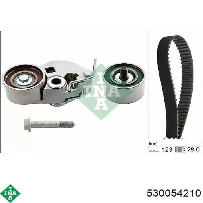 Pasek rozrządu, zestaw INA 530054210 cena, od 117,30 USD