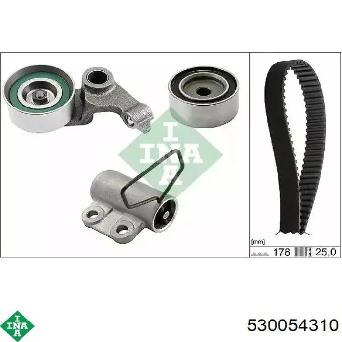 Pasek rozrządu, zestaw INA 530054310 cena, od 188,91 USD