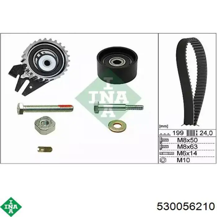 Pasek rozrządu, zestaw INA 530056210 cena, od 110,61 USD