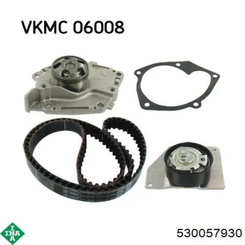 Pasek rozrządu, zestaw INA 530057930 cena, od 172,32 USD