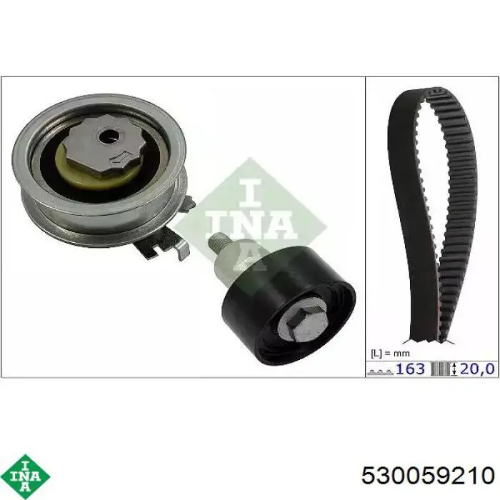 Pasek rozrządu, zestaw INA 530059210 cena, od 94,20 USD