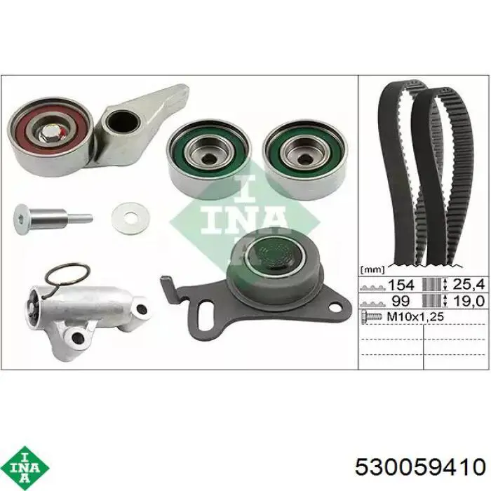 Pasek rozrządu, zestaw INA 530059410 cena, od 256,40 USD