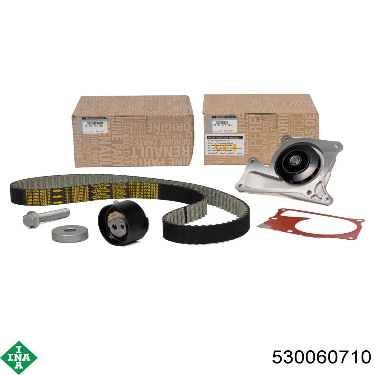 Do koszyka 530060710 INA Pasek rozrządu, zestaw
