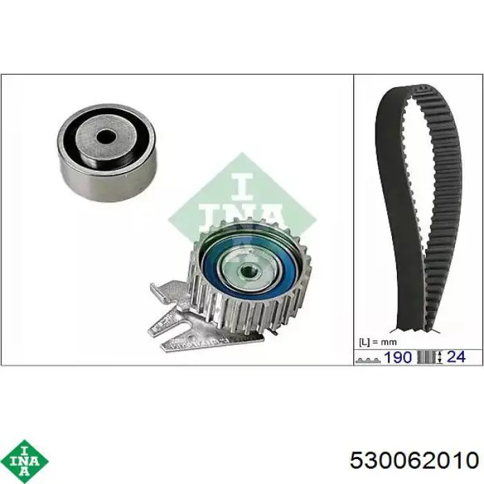 Pasek rozrządu, zestaw INA 530062010 cena, od 80,44 USD