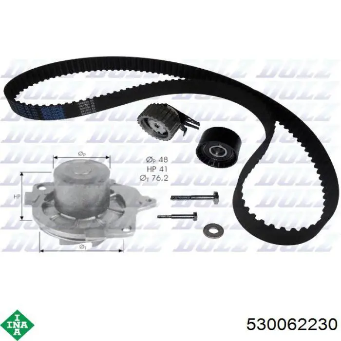 Pasek rozrządu, zestaw INA 530062230 cena, od 130,25 USD