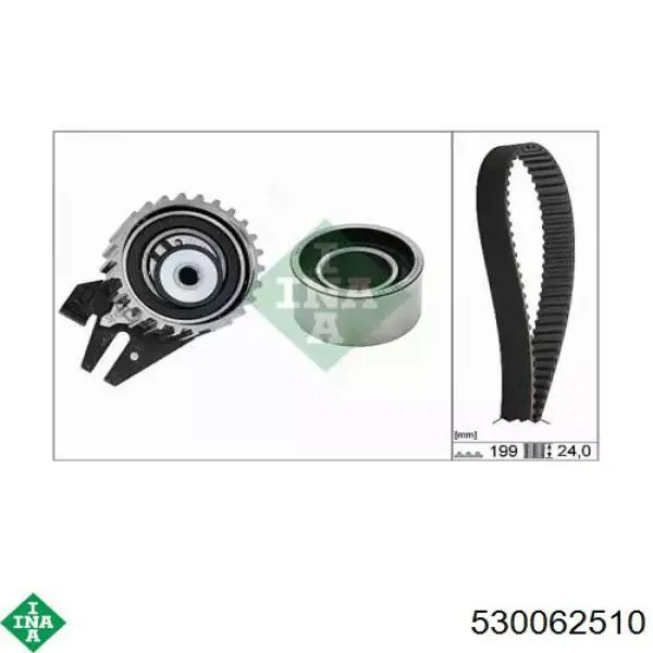 Pasek rozrządu, zestaw INA 530062510 cena, od 114,58 USD