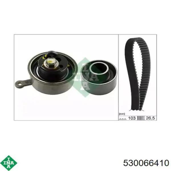 Pasek rozrządu, zestaw INA 530066410 cena, od 194,71 USD