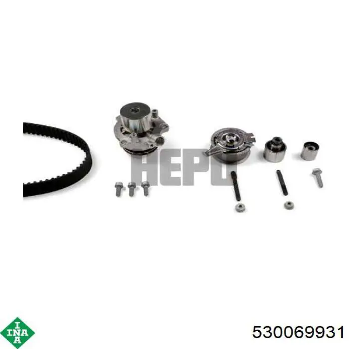 Pasek rozrządu, zestaw INA 530069931 cena, od 151,79 USD
