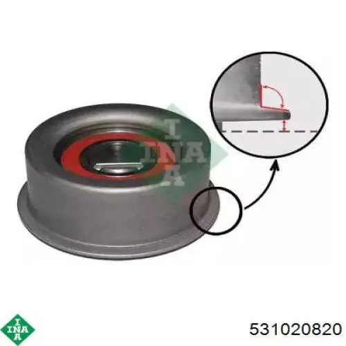 Rolka napinacza paska rozrządu INA 531020820 cena, od 22,29 USD